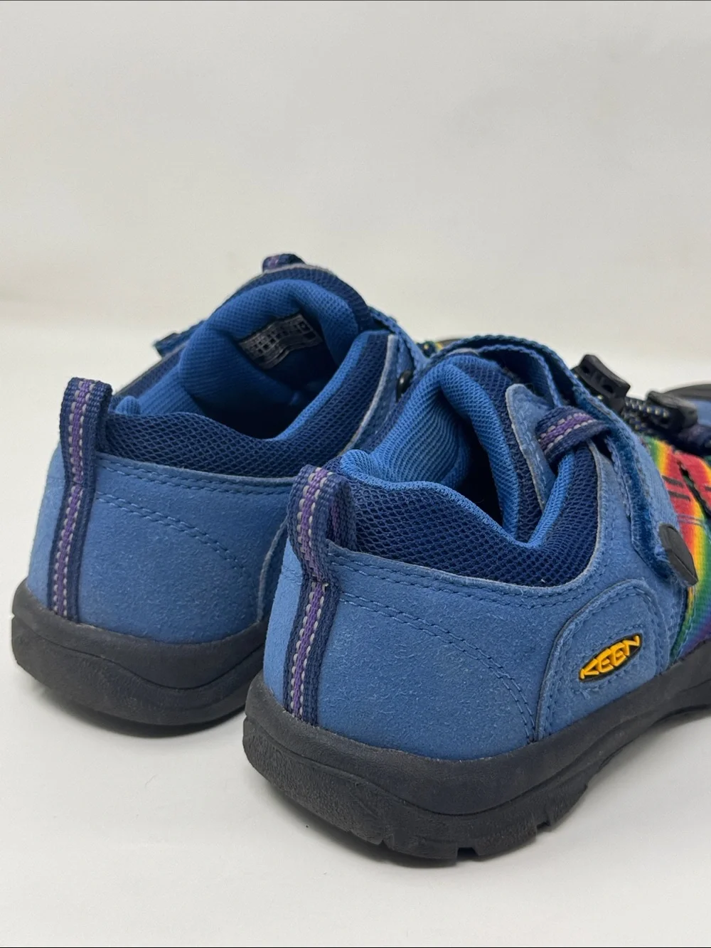 KEEN Big Kids' Newport H2SHO - Multi/Bright rainbow Cobalt blue shoes sandals 2